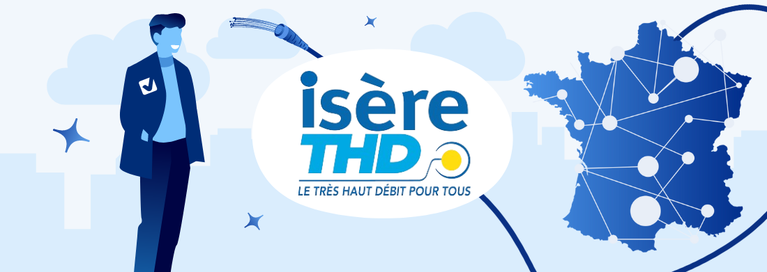 Isère fibre : la carte de déploiement du RIP Isère THD